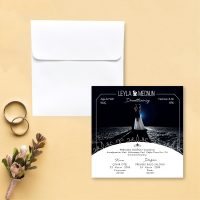 Gelin Damat Resimli Nikah Davetiyesi